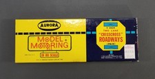 Aurora HO Slot Car Track 2 Lane Criss Cross Roadways Model Motoring w/box