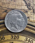 1915-D  Full Horn AU Indian Head Buffalo Nickel T-559