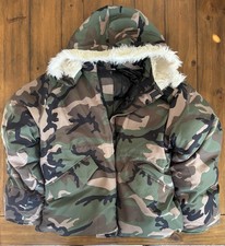 NEW Yeezy YZY PK-01 Camo Parka Jacket Size 3 IN HAND YE FREE SHIPPING