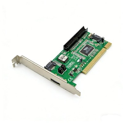 PCI To 3 Ports SATA + IDE Combo Controller Adapter Converter Card VIA6421 Chip