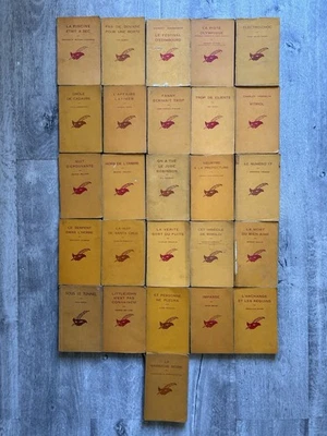 Lot de 26 romans policiers vintage Collection LE MASQUE années 1950/1960 - Photo 1/4