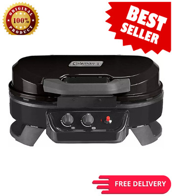 AUTH Coleman RoadTrip 225 Portable Propane Grill Tabletop 2 Burner Camping BBQ