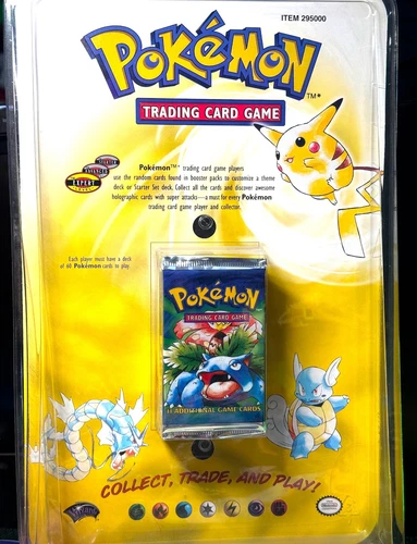 1999 Pokémon Base Set Blister 10x Sealed Booster Packs Original Factory Sealed