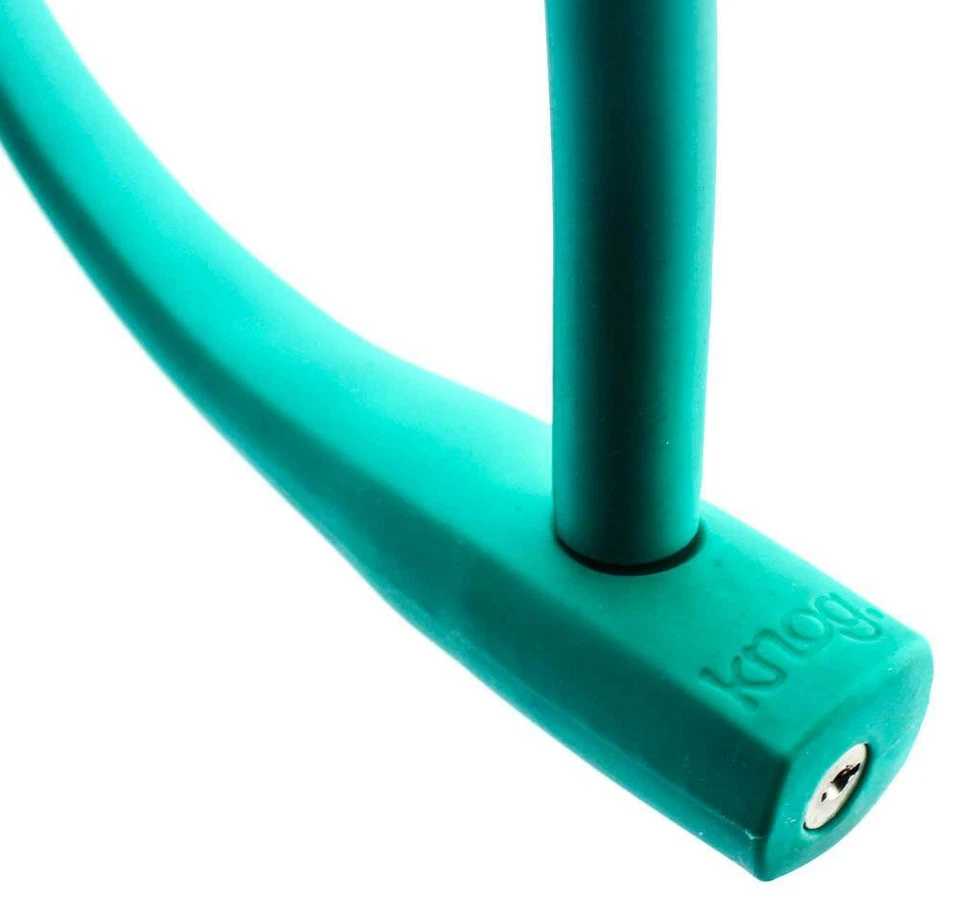 Knog Kransky 880mm Cable Bike Lock With Bracket Turquoise Silicone Steel New - Image 2 of 4