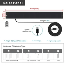Changshade CUSTOM SIZE Smart Zebra Roller Blinds Work with Alexa Phone Control 
