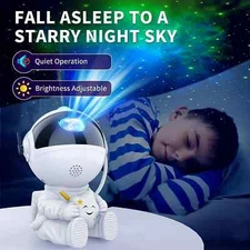 Astronaut Star Projector Galaxy Night Light - Starry Nebula LED Ceiling Lamp for