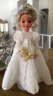 17'' Vintage Furga Alta Moda  Simona  Bridal Doll