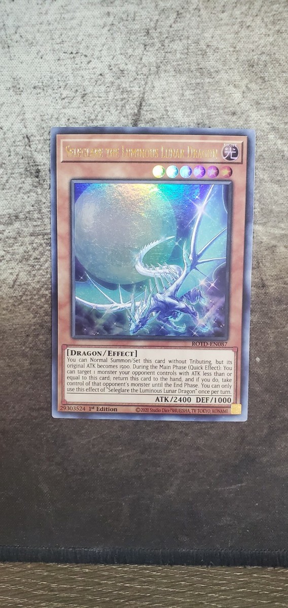Seleglare The Luminous Lunar Dragon - ROTD-EN087 - Ultra Raro - 1ª Edición