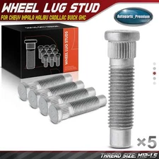 5pcs M12-1.5 Wheel Lug Stud for Chevy Malibu Corvette Impala Buick Cadillac GMC