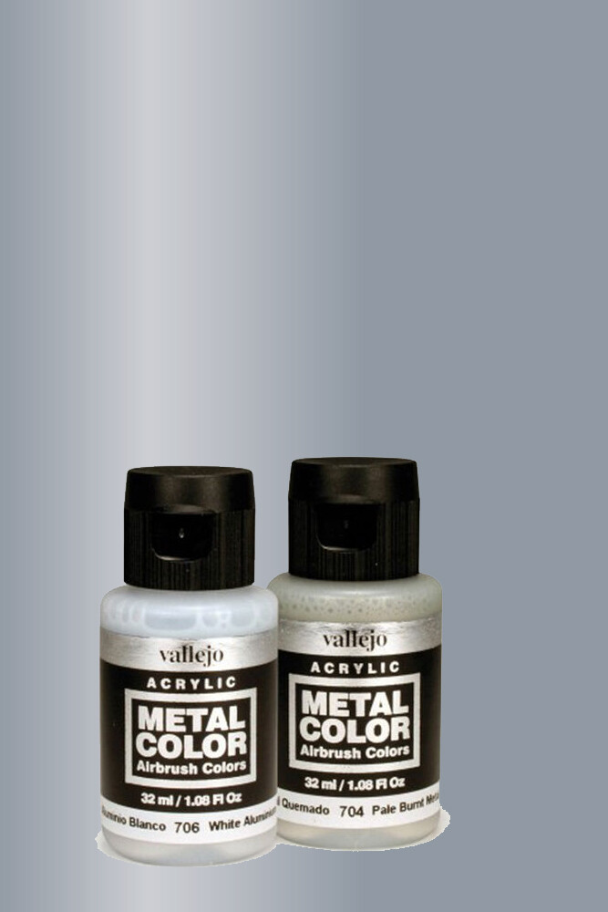 Vallejo METAL COLOR Acrylic Paint Colore Acrilico 77706 White Aluminium VALLEJO