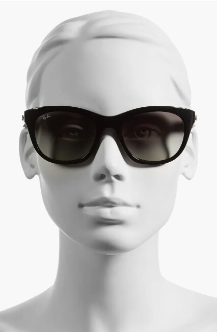 Ray-Ban RB4216 56-Y Unisex Black Square Highstreet Gray  display picture 1