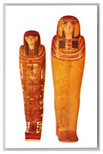 Chicago Illinois Natural History Museum Egyptian Coffins Hall J Chrome Postcard