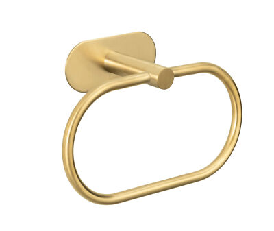 WENKO Turbo-Loc  Handtuchring Mod. Orea Gold Matt, Befestigen ohne bohren