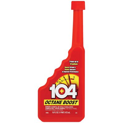 	104+ 10406-6PK Octane Boost - Boosts Octane and Cleans Injectors	