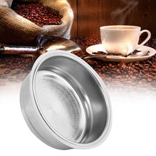 51mm Einzelschicht Edelstahl Kaffeesieb Sieb Siebeinsatz Für DeLonghi Siebträger