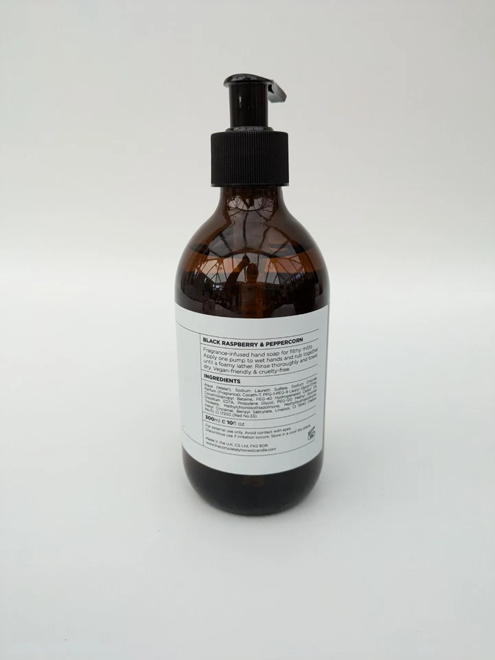 The 'have you done a big poo?' Soap 300ml Black Raspberry &Peppercorn Hand Wash - Image 2 of 2