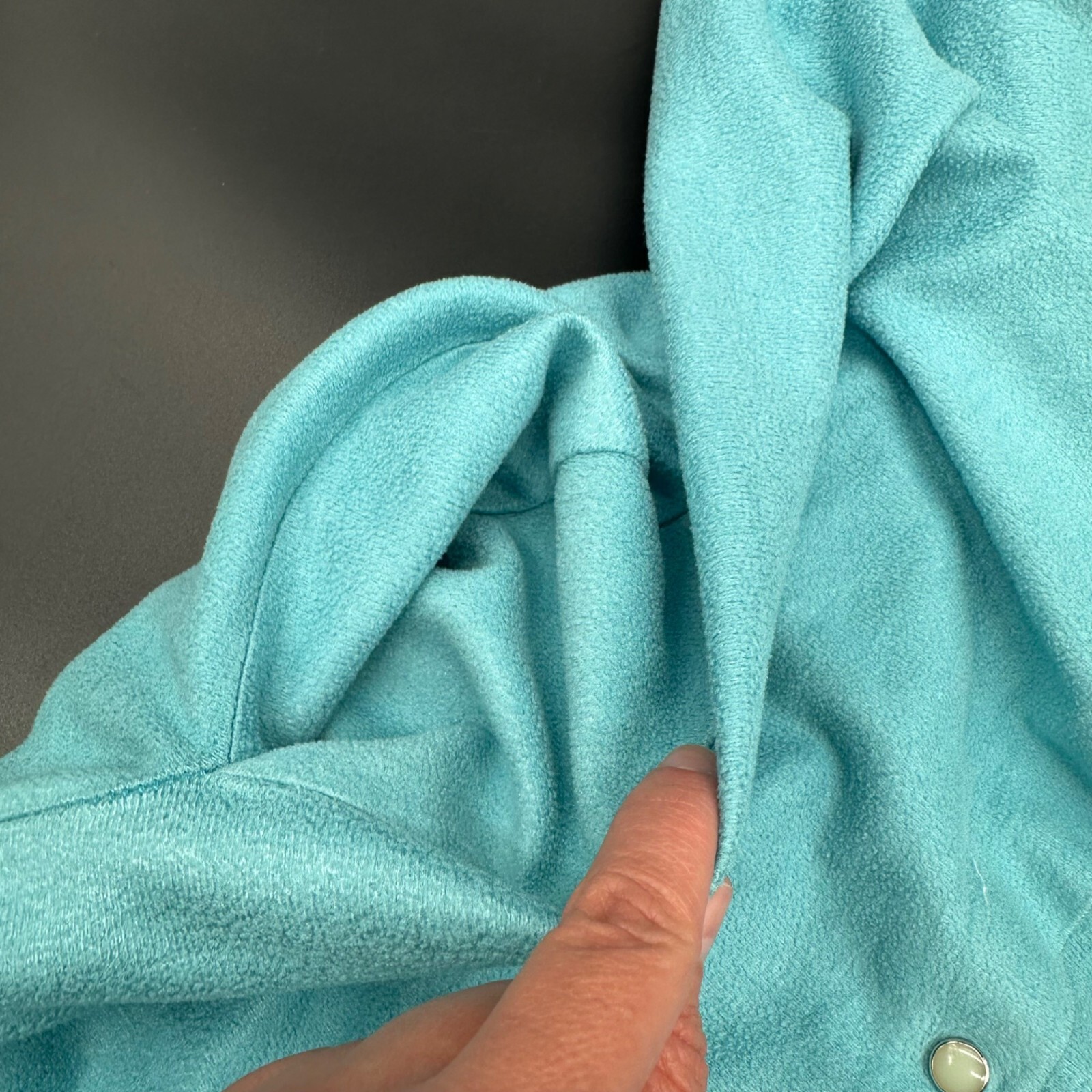 Vintage Housecoat Robe Duster Baby Blue Clouds 19… - image 6