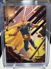 2022 UD Marvel Fleer Ultra Avengers Hyperion Burgundy Foil /141