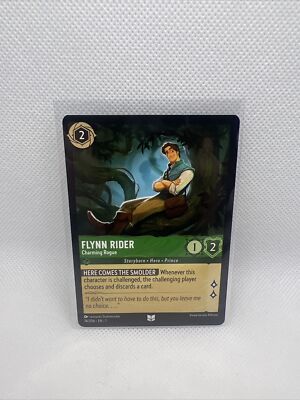 flynn rider lorcana card - Frenemy 2024 Ursula's Return #106/204 Cold Foil Price Guide If they dont Disney Lorcana Flynn Rider Charming