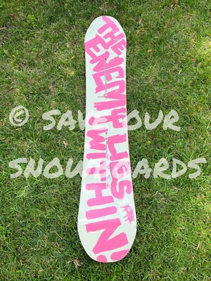 Burton UN.. INC. UNINC snowboard 153 THE ENEMY LIES WITHIN  