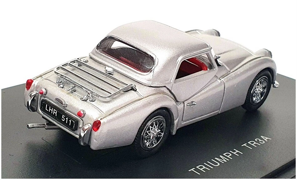 Jouef Evolution escala 1/43 fundido 1009 - Triumph TR3A - Prata - Imagem 2 de 4