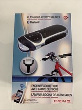 CRAIG FLASHLIGHT ACTIVITY SPEAKER w/ BLUETOOTH WIRELESS TECHNOLOGY