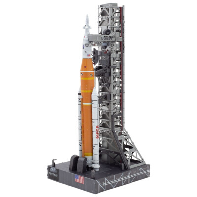 #ad Fascinations Premium Series ICONX ARTEMIS MOON ROCKET 3D Metal Earth Model Kit $37.95