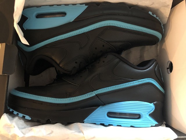 Size 12 - Nike Air Max 90 x Undefeated Black Blue Fury 2019 for sale online | eBay