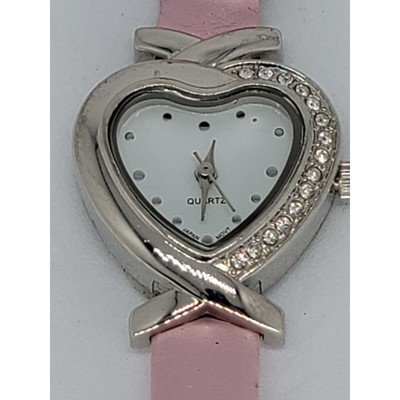 Ladies Avon Wristwatch Heart Shape Pink Band Women Girls | eBay display picture 1