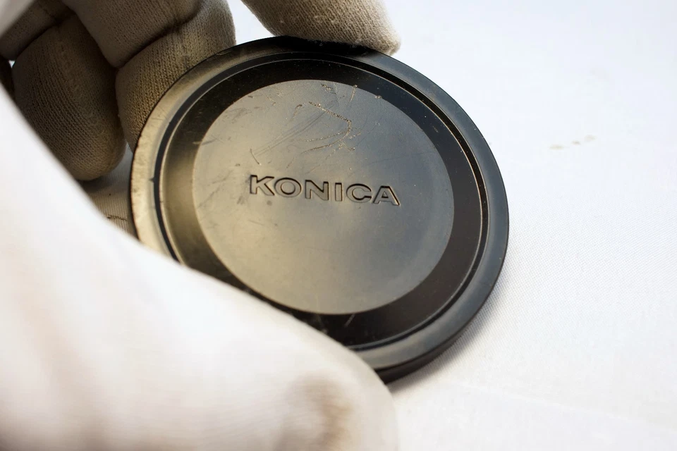 57mm ID Front CAP for 55mm rim KONICA AR - Japan slip on type Genuine Black - Image 3 of 4