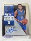 Jalen Brunson 2018-19 Panini Contenders #105 Playoff Ticket Auto /65 Rookie