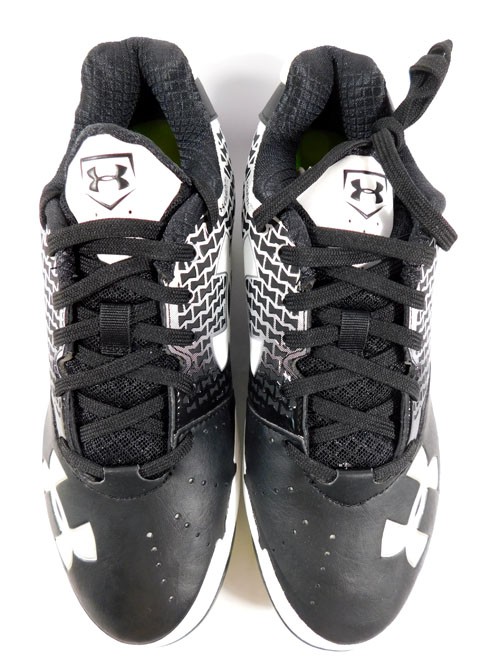 Maryland Terrapins Player Exclusive Under Armour Team C-Low DT Blk/Wht Size 7.5 thumbnail 3