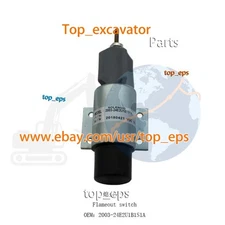 2003-24E2U1B1S1A Excavator solenoid valve for Shut Off /stop Solenoid valve