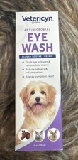 Vetericyn Plus Antimicrobial Eye Wash Eye Drops for dogs & cats 3 fl oz 02/2027