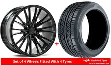Alloy Wheels & Tyres Wider Rears 19" Axe CF2 For Genesis G90 [RS4]