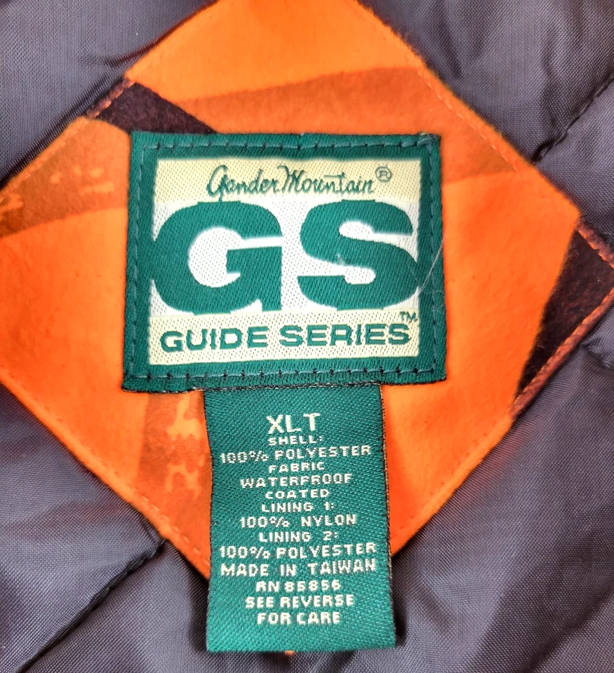 Куртка мужская Gander Mountain Guide серия Tech Bomber размер XLT оранжевый камуфляж - Изображение 4 из 4