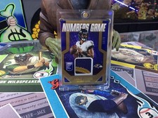 2025 Donruss Elite Lamar Jackson Numbers Gold Game Patch 13/75 NGJ-LMJ
