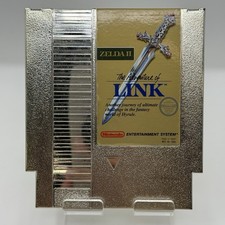 Zelda II The Adventure of Link NES Gold Cartridge Only Tested