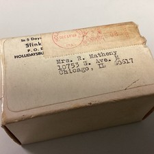 1960s Vintage Slinky Jr. Toy In Original Open Instruction Card Box Free Shipping