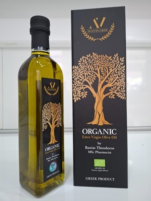 AVANTGARDE GREEK AWARD WINNING ORGANIC CERTIFIED EXTRA VIRGIN OLIVE OIL 500ml
