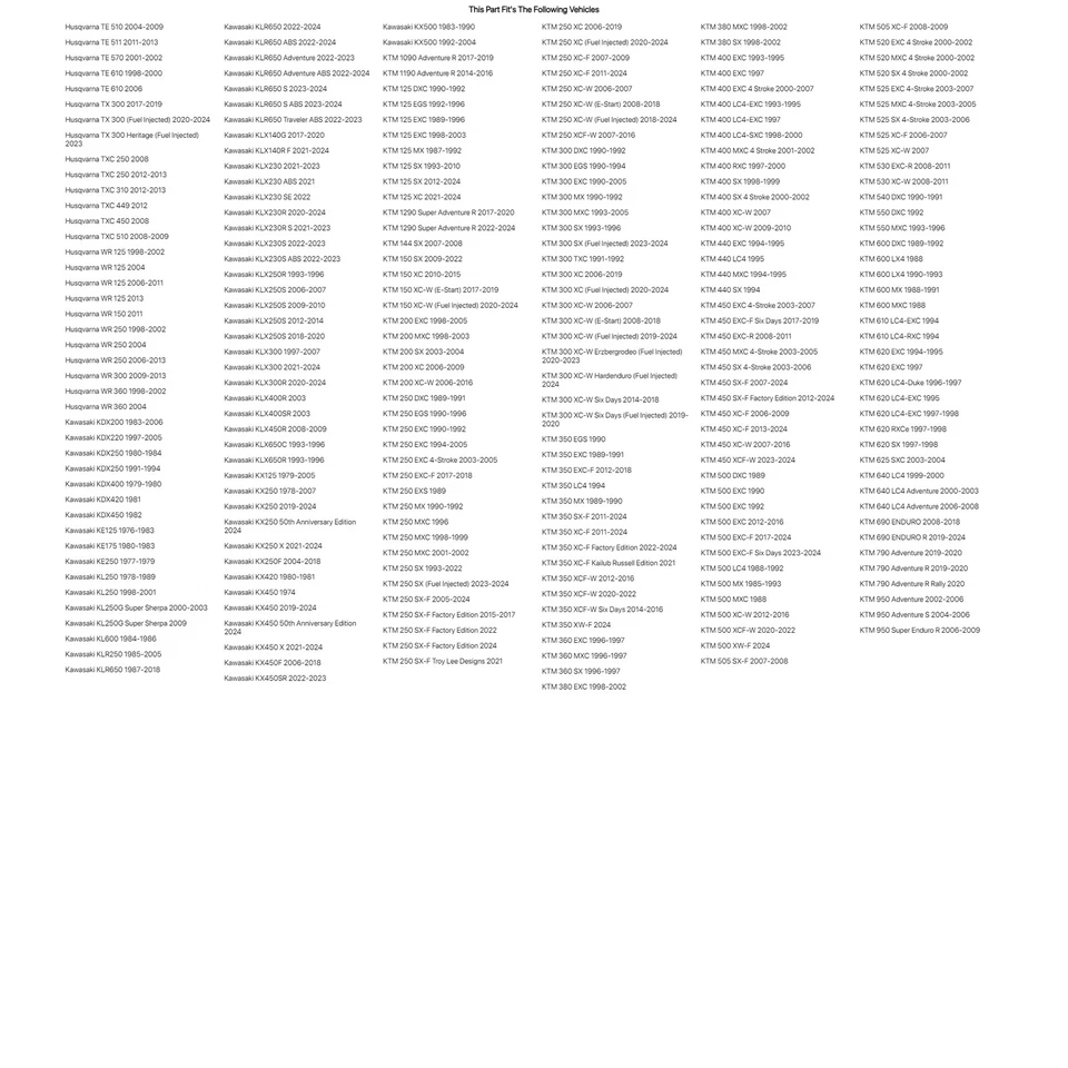 Tubo IRC de alta resistencia para motocicleta 80/100x21 para Yamaha IT200 1984-1986 Foto 2 de 4