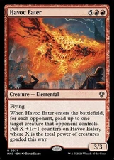 Havoc Eater MTG Commander: Murders Karlov Manor Rare NM x1 - Magic Card