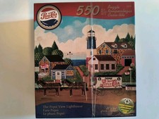 550 Pc Coca Cola Puzzle ( The Pepsi View Lighthouse )