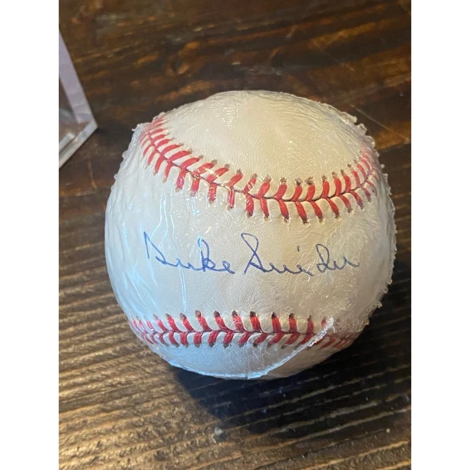 Duke Snider Autographed Signed Baseball Official Ball National League - Image 3 of 4