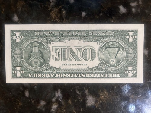 $1 Dollar Bill 2021 Note Fancy Quad Serial Repeater. 73617361 - Picture 5 of 6