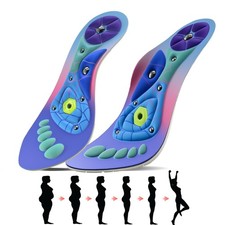 Orthopedic Acupressure Insoles for Men  Women, Reflexology Massage Foot Inso...