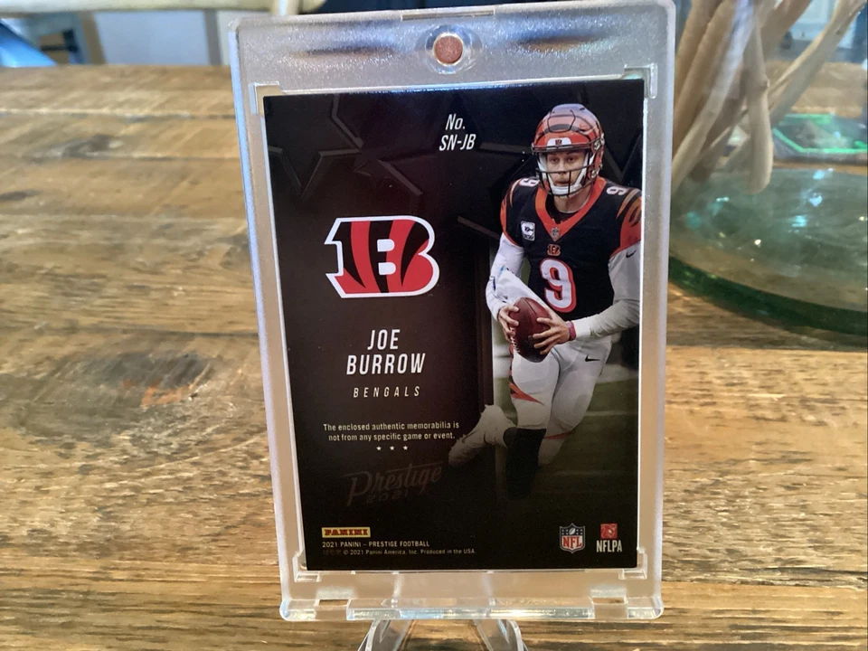 One Prestige Stars Of The Nfl Joe Burrow Gold /50 - Image 2 of 3