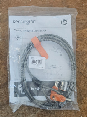 Kensington MicroSaver 2.0 gleichschließend Laptopschloss T-Bar 1,8 m Sicherheitskabel K65020EU
