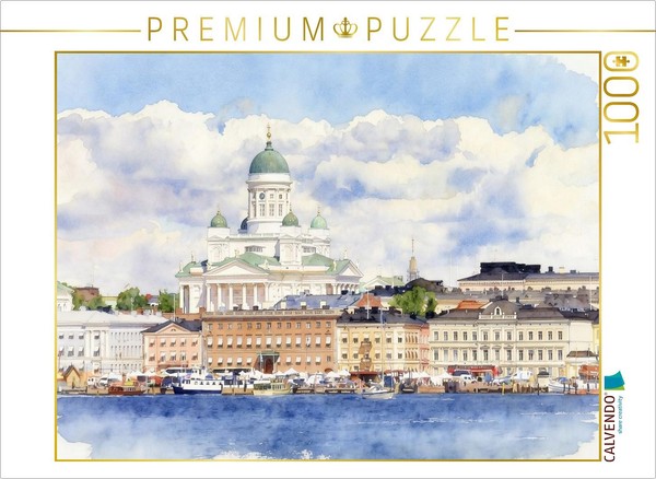 Calvendo Puzzle Helsinki Cathedral | 1000 Pieces, Finished Size 25.2 × 18.9 In (-image