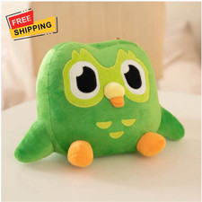 Duolingo Green Owl Plush Toy Plushie of Duo the Owl Cartoon Anime Owl Doll Gifts